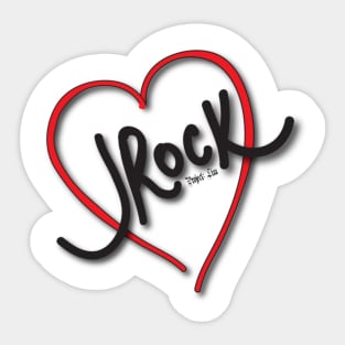 JRock Heart - White Sticker